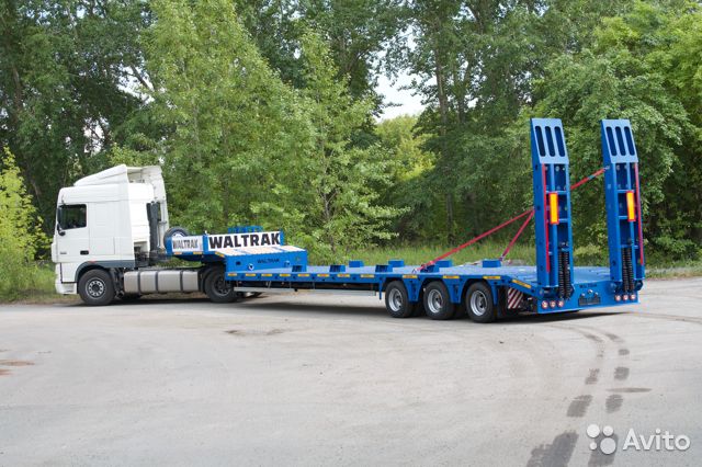 Полуприцеп тяжеловоз Waltrak 42 т.