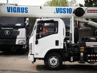Автокран на шасси ISUZU 4x2 дв 139kw крановая установка VIGRUS VGS10 гп 10т 5 секций стрела 29м