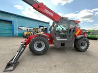Телескопический погрузчик Yugong TR4018 4WD крабовый ход гп 4 тонны высота 18м с ковшом 2,2м3