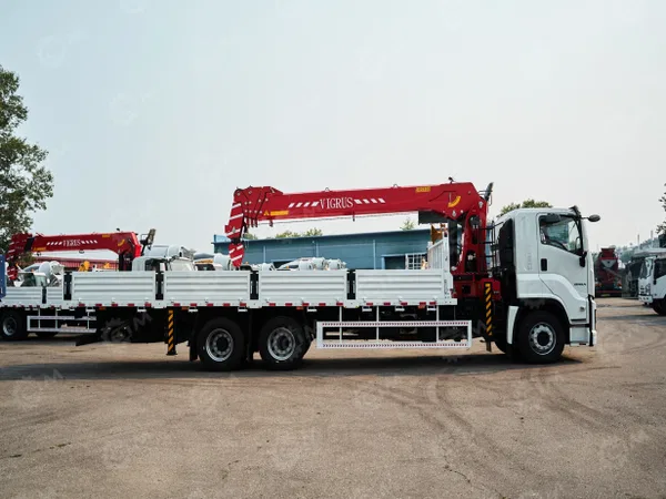 Бортовой грузовик ISUZU 6x4 дв 221кВт/300л.с. c КМУ VIGRUS SHS3005A г/п 12т 5 секций 18,3 м