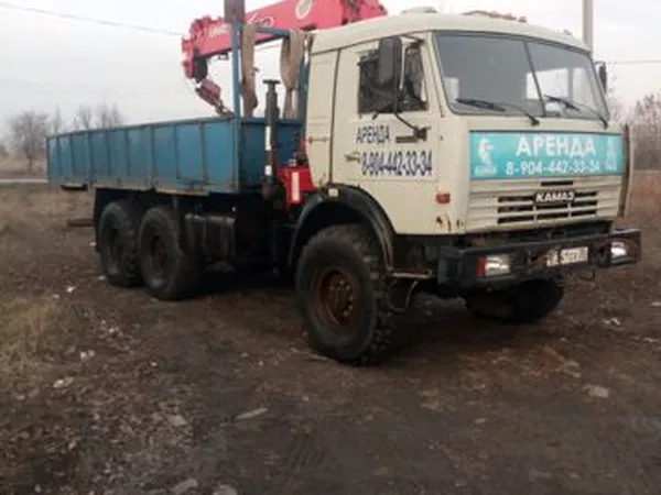 Бортовой грузовик с КМУ КамАЗ 43118 с КМУ Unic 550