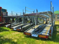 Полуприцеп автовоз оцинкованный (9 автомобилей) LUXUDA 2 оси SAF, пневмоподвеска