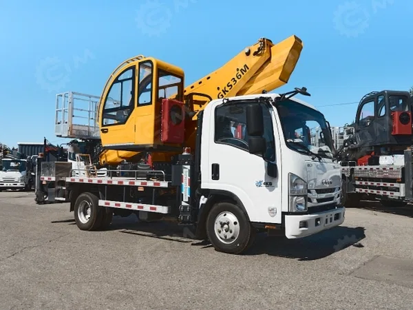 Автовышка VIGRUS GKS36 на шасси ISUZU 4Х2 дв 96kw высота подъёма 36м