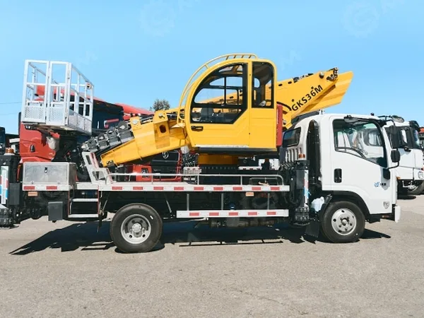 Автовышка VIGRUS GKS36 на шасси ISUZU 4Х2 дв 96kw высота подъёма 36м