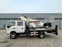 Автовышка VIGRUS GKS22 на шасси ISUZU 4Х4 дв 130Kw двойная кабина, высота подъёма 22м, с изоляцией люльки 1000В