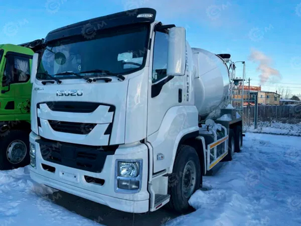 Автобетоносмеситель на шасси ISUZU 6х4 дв 279kw бочка 7 m³ 35T