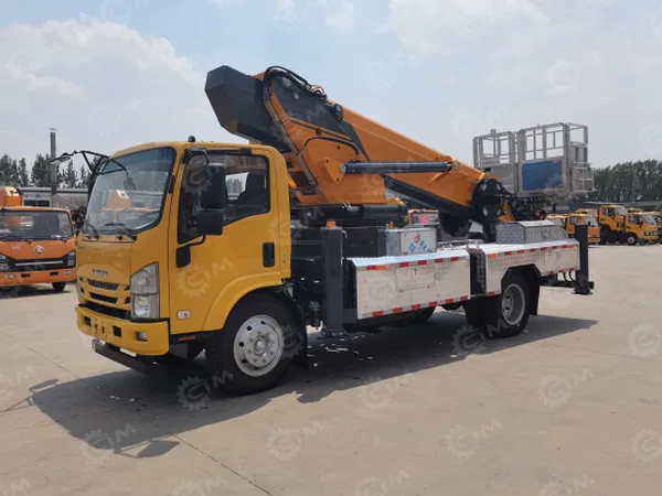 Автовышка VIGRUS GKS38 на шасси ISUZU 4Х2 дв 139kw высота подъёма 38м гп люльки 400кг