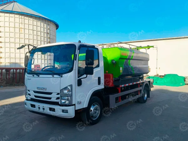 Илосос с размывом (каналопромывочная машина) на шасси ISUZU 4x2 дв 139kw бочка для сточных вод 5м³ чистой воды 3 м³ насос XD-420 шланг для откачки 12м, подогрев бака для чистой воды