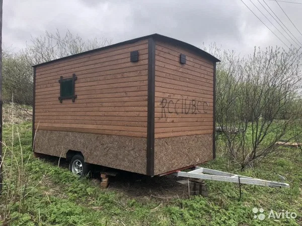 Прицеп-дача (кемпер) баня на колесах