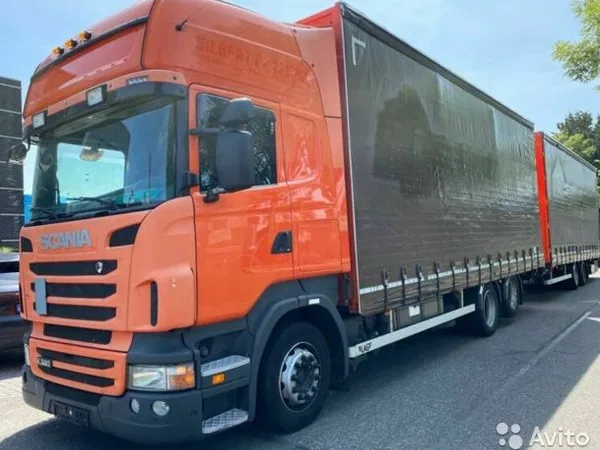 Тентованный грузовик Scania R380
