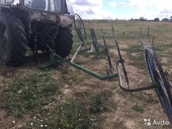Грабли ворошилки пальцевые 5-ти колёсные