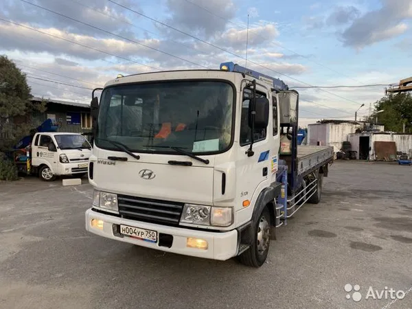 Бортовой грузовик с КМУ Hyundai HD120 с КМУ Tadano