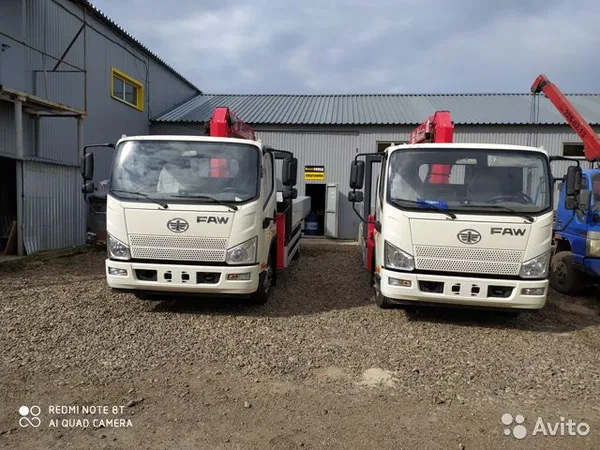 Бортовой грузовик с КМУ FAW 1066 (Tiger V) с КМУ Unic URV 374