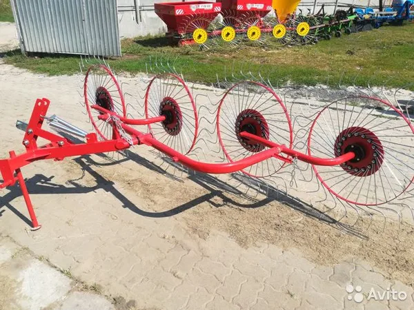 Грабли ворошилки навесные колесные