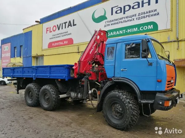 Бортовой грузовик с КМУ КамАЗ 43118