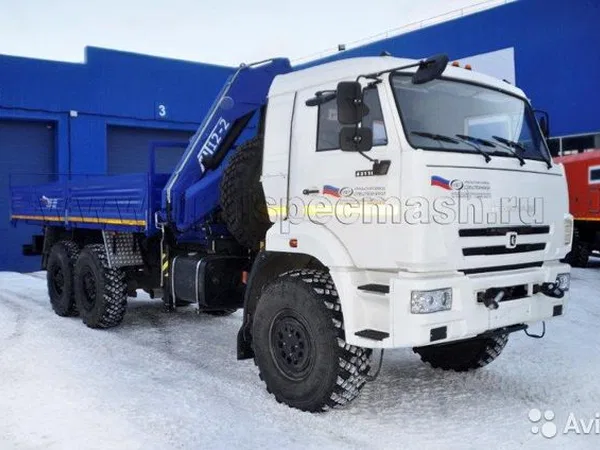 Бортовой грузовик с КМУ КамАЗ 43118 с КМУ АНТ 12-2