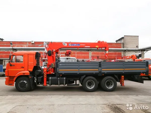 Бортовой грузовик с КМУ КамАЗ 65115 с КМУ Kanglim KS1256-G2