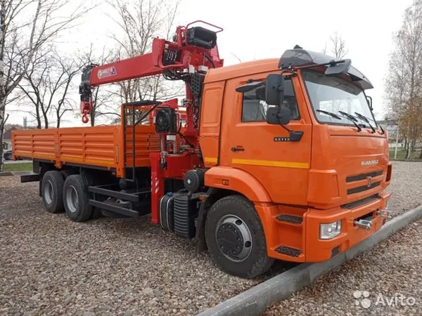 Бортовой грузовик с КМУ КамАЗ 65115 с КМУ Horyong HRS 206