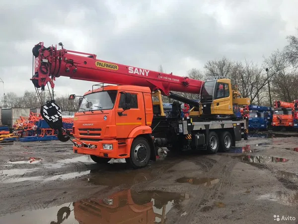 Автокран Palfinger Sany КС-5547К-5 на шасси КамАЗ 65115