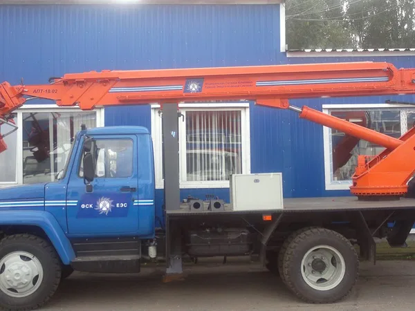 Автовышка КЭМЗ АПТ-18.02 на шасси ГАЗ
