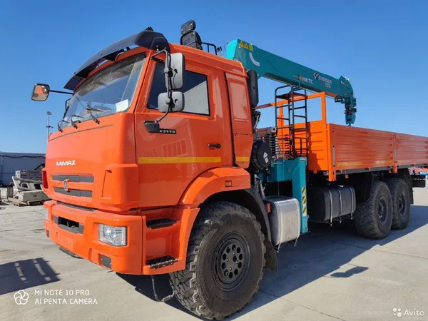 Бортовой грузовик с КМУ КамАЗ 43118 с КМУ HKTC 7016L