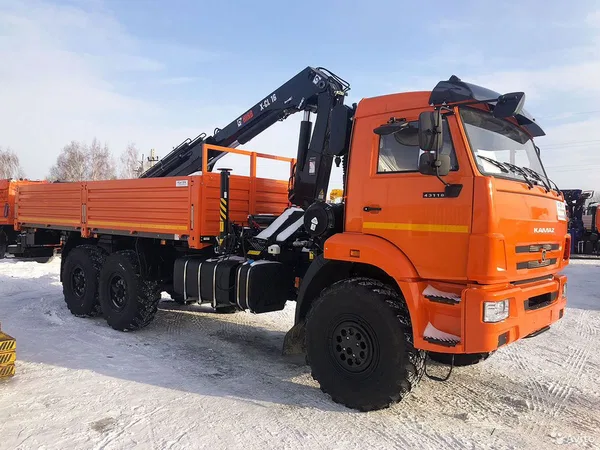Бортовой грузовик с КМУ КамАЗ 43118 с КМУ Hiab X-CL 16B-3