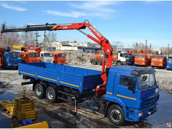 Бортовой грузовик с КМУ КамАЗ 65115-3094-50 с КМУ Ferrari F148 A2