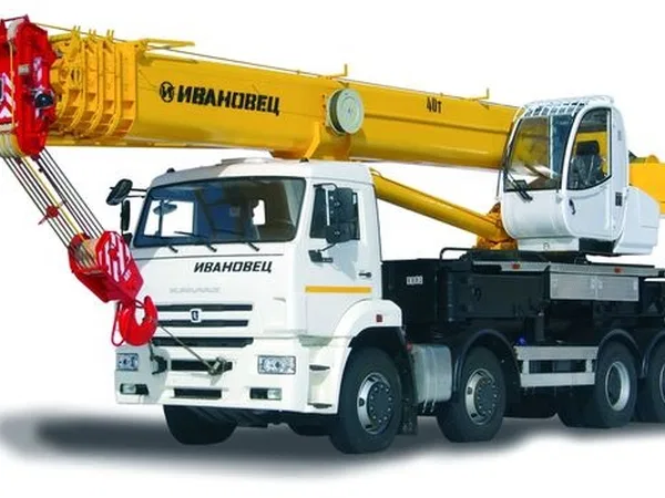 Автокран Ивановец КС-65740-8 на шасси КамАЗ 65201