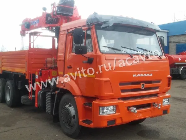 Бортовой грузовик с КМУ КамАЗ 65115