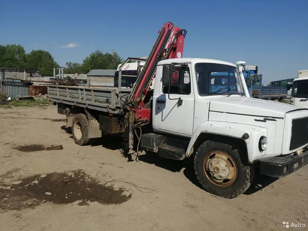 Бортовой грузовик с КМУ ГАЗ 3309