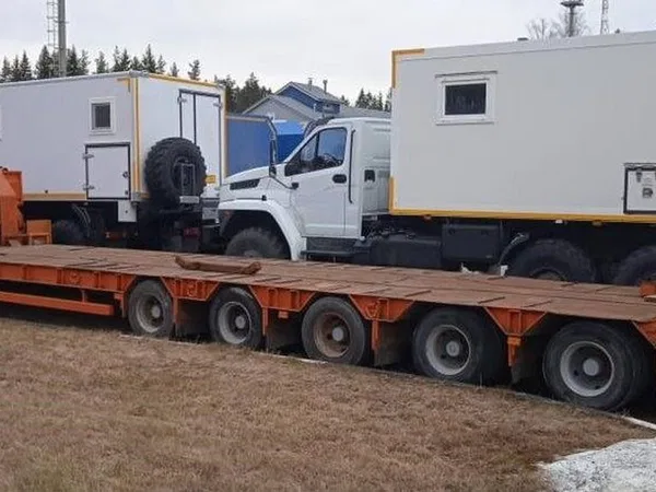 Полуприцеп тяжеловоз низкорамный 60 тонн (99421В)