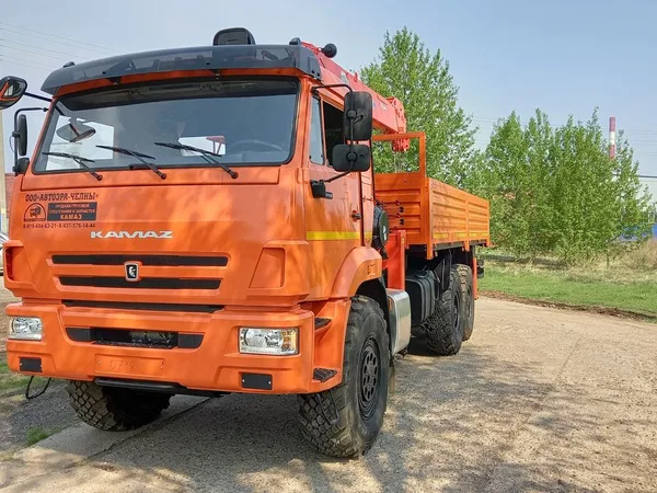 Бортовой грузовик с КМУ КамАЗ 43118