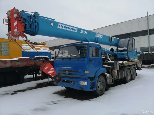 Автокран Клинцы КС-55713-1К-4 на шасси КамАЗ 65115