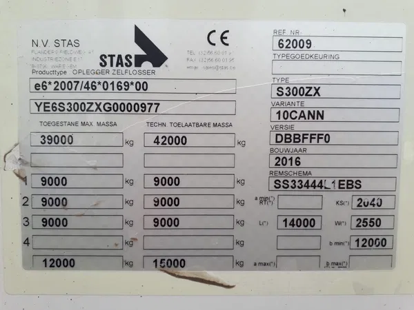 Полуприцеп щеповоз Stas BioStar S300ZX 91 м3