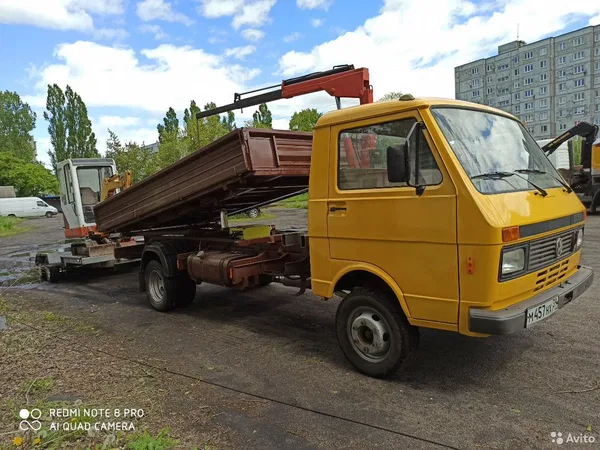 Бортовой грузовик с КМУ Volkswagen LT 55
