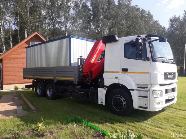 Бортовой грузовик с КМУ КамАЗ 65207 с КМУ Palfinger IM-320