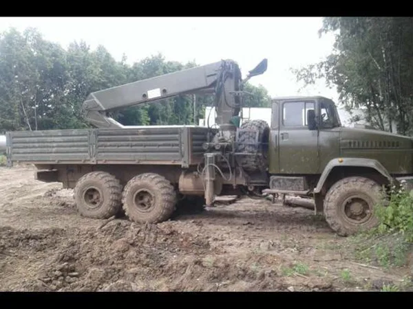 Бортовой грузовик с КМУ КрАЗ 260 с КМУ Инман ИФ-300