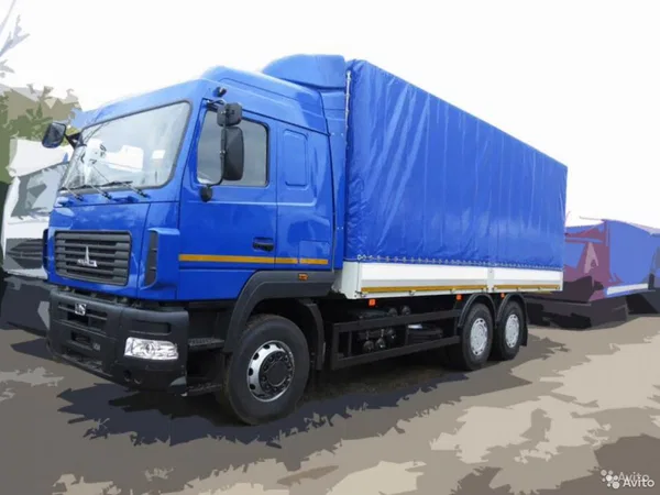 Тентованный грузовик МАЗ 6312С9-525-012