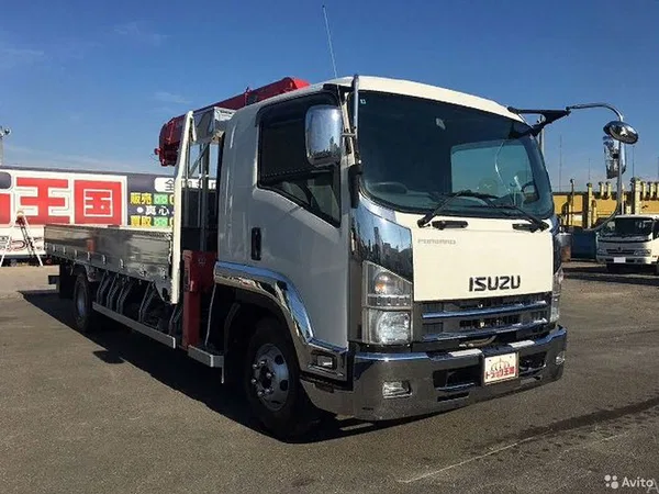 Бортовой грузовик с КМУ ISUZU Forward