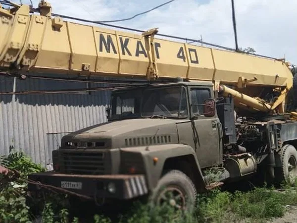 Автокран СОКОЛ МКАТ-40 (Tadano TG-500ERG) на шасси КрАЗ
