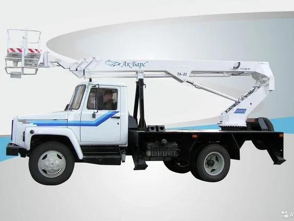 Автовышка ГАЗ 3309 с АГП КЭМЗ ТА-22