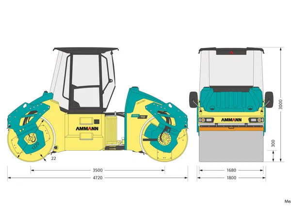 Двухвальцовый каток Ammann ARX110