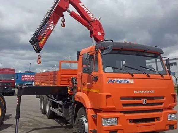 Бортовой грузовик с КМУ КамАЗ 65115-3094-48 с КМУ Flli.Ferrari F2