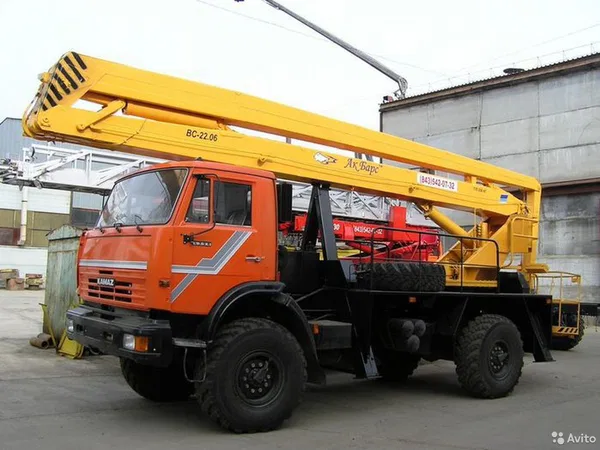 Автовышка КЭМЗ ВС-22.06 на шасси КамАЗ