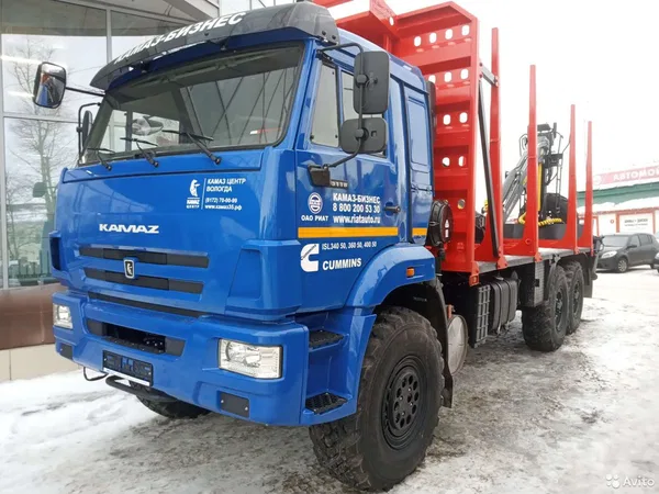 Сортиментовоз КамАЗ 43118 с манипулятором
