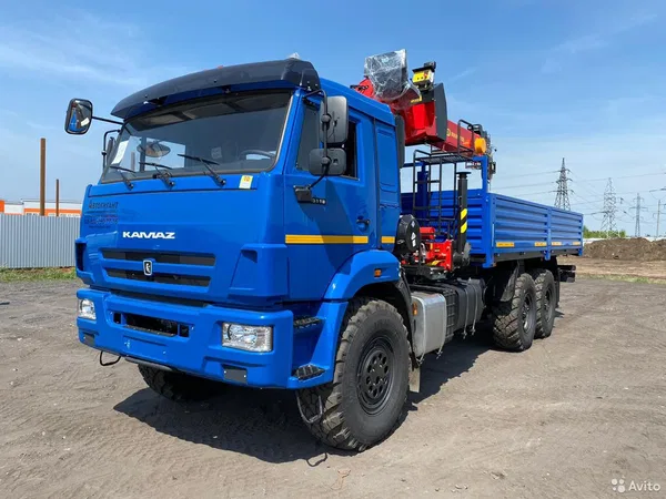 Бортовой грузовик с КМУ КамАЗ 43118 с КМУ Инман ИТ-150