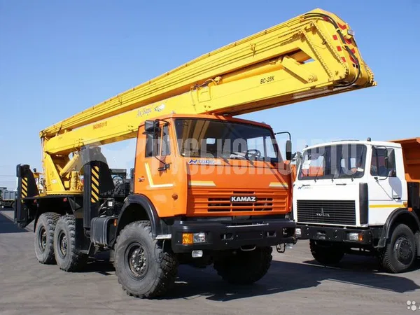 Автовышка КамАЗ 43118 с АГП КЭМЗ ВС-28К