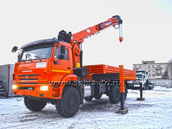 Бортовой грузовик с КМУ КамАЗ 43118 с КМУ Hangil HGS976