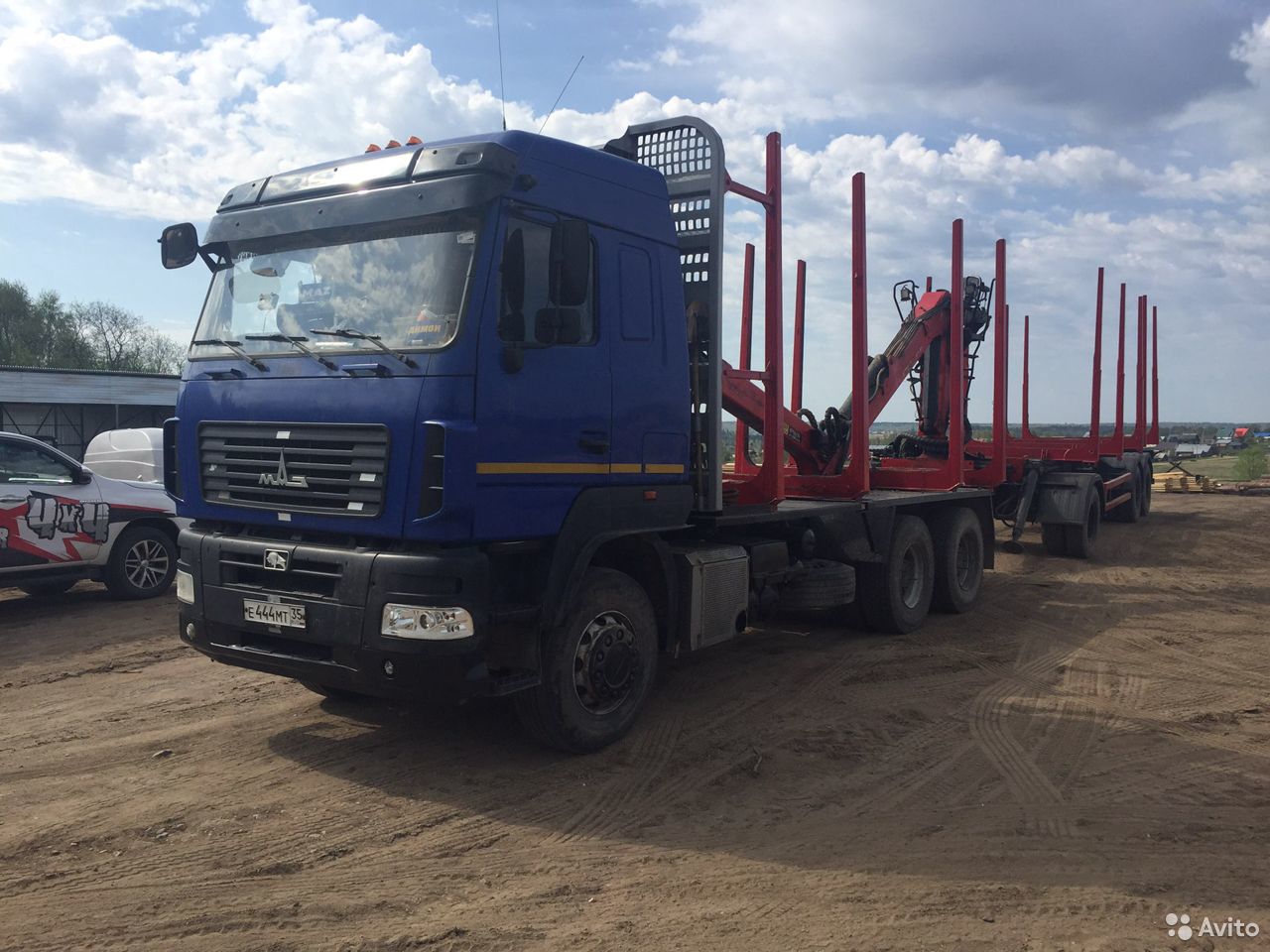 Сортиментовоз МАЗ 63129 с ГМУ Epsilon M100L
