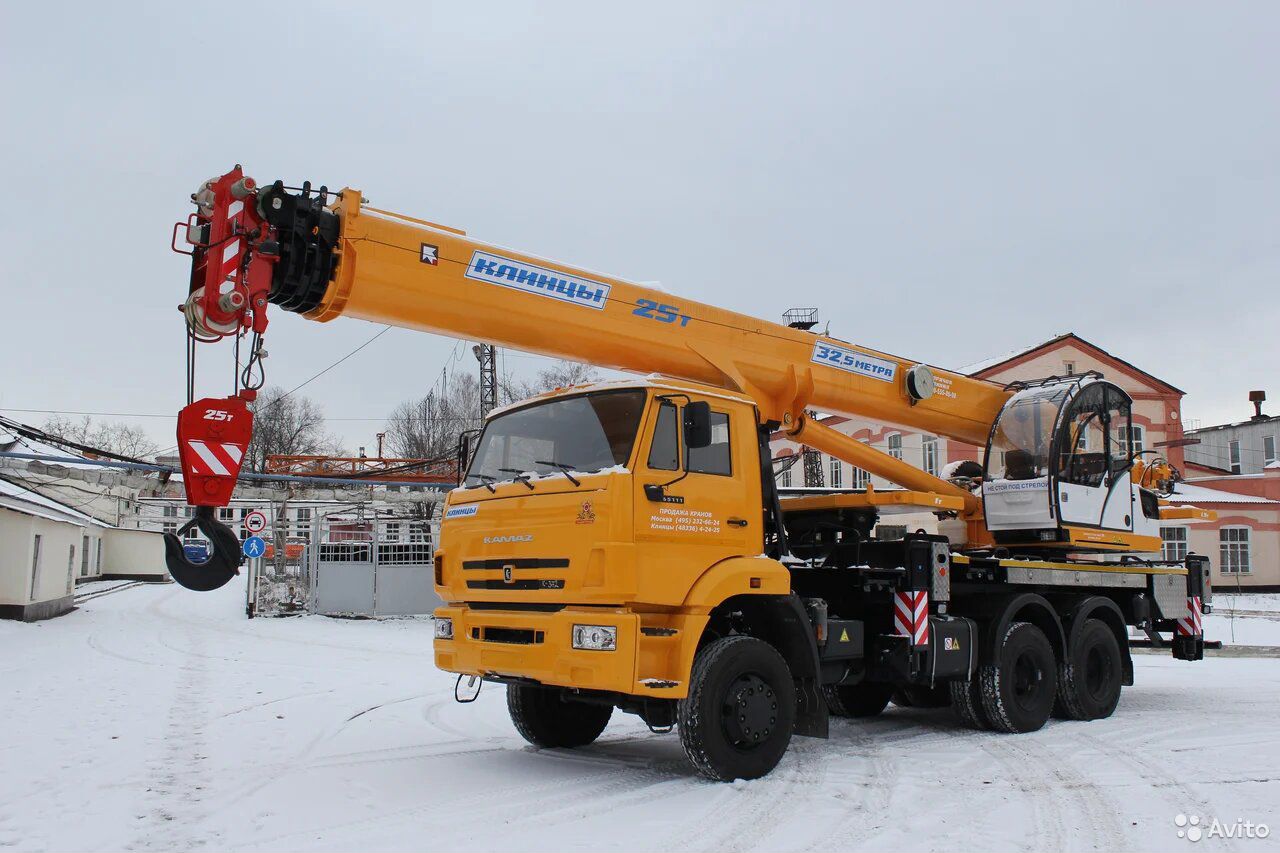 Автокран Клинцы КС-55713-4К-4В на шасси КамАЗ 65111